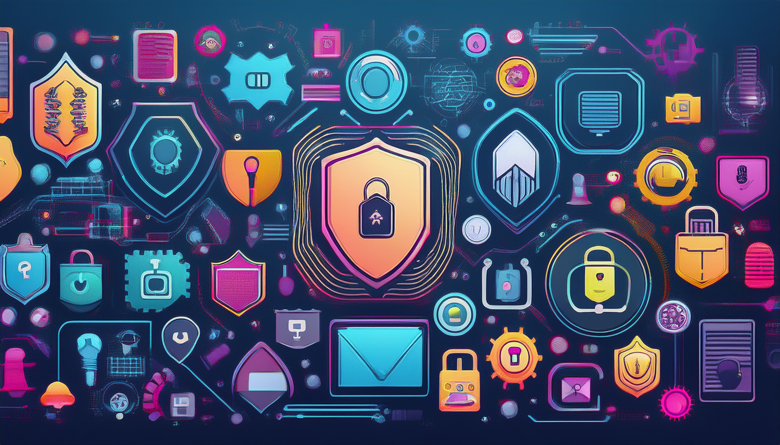 Cyber awareness illustration